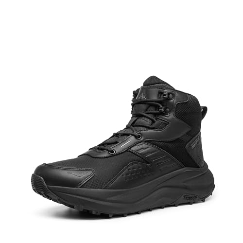 NORTIV 8 Men's Wide Toe Box Hiking Boots | Low Drop Waterproof Hiking Boots for Outdoor Trekking, Camping and Walking Katahdin