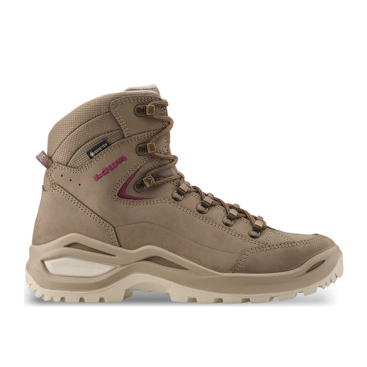 Renegade Evo GTX Mid WS - Sand/Burgundy by LOWA