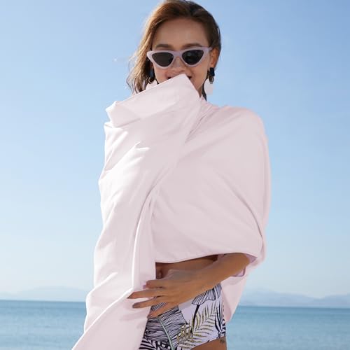 Rainleaf Microfiber Towel Perfect Travel & Gym & Camping Towel. Quick Dry - Super Absorbent - Ultra Compact - Lightweight. Suitable for Trip, Beach, Shower, Backpacking, Pool