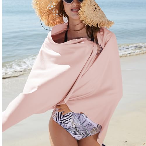 Rainleaf Microfiber Towel Perfect Travel & Gym & Camping Towel. Quick Dry - Super Absorbent - Ultra Compact - Lightweight. Suitable for Trip, Beach, Shower, Backpacking, Pool