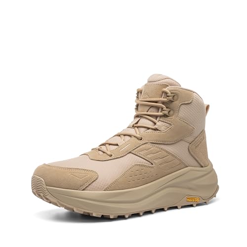 NORTIV 8 Men's Wide Toe Box Hiking Boots | Low Drop Waterproof Hiking Boots for Outdoor Trekking, Camping and Walking Katahdin