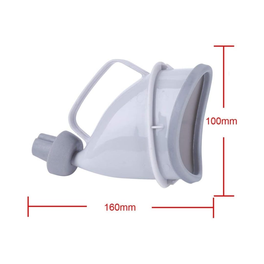 Unisex Female Male Reusable Portable Urinal Device Travel Mobile Toilet Camping Pee Urinal Outdoor Emergency Sitting Standing Urination