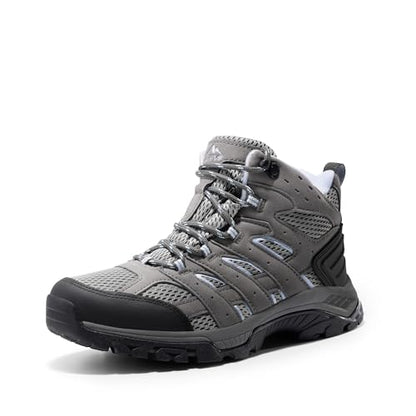 NORTIV 8 Women's Lightweight Ankle Hiking Boots Backpacking | Waterproof Hiking Walking Trekking Work Camping Comfortable Slip-Resistant Outdoor Boots