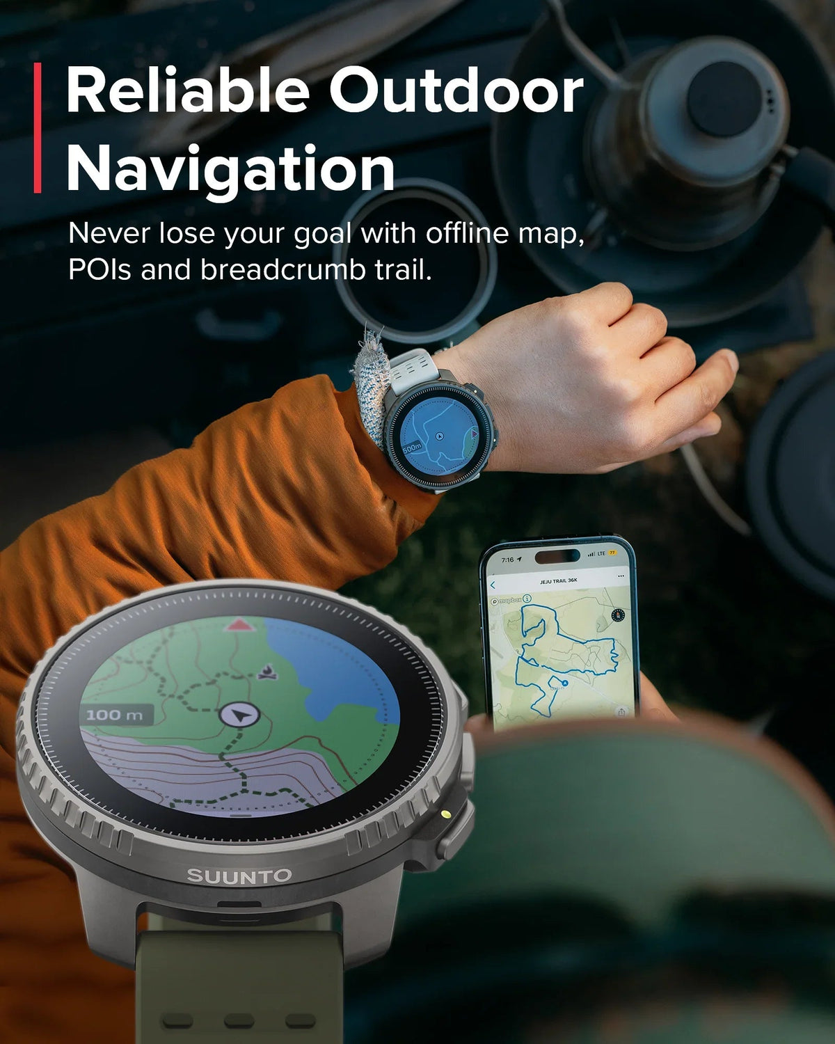 Refurbished Suunto Vertical Titanium Solar Forest
