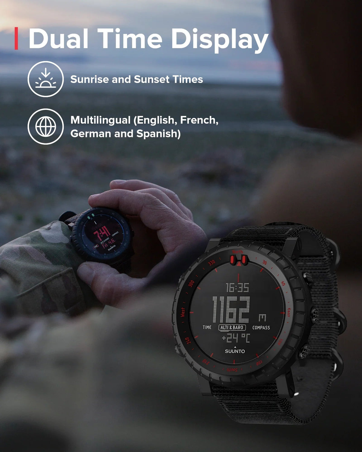 Suunto Core Black Red