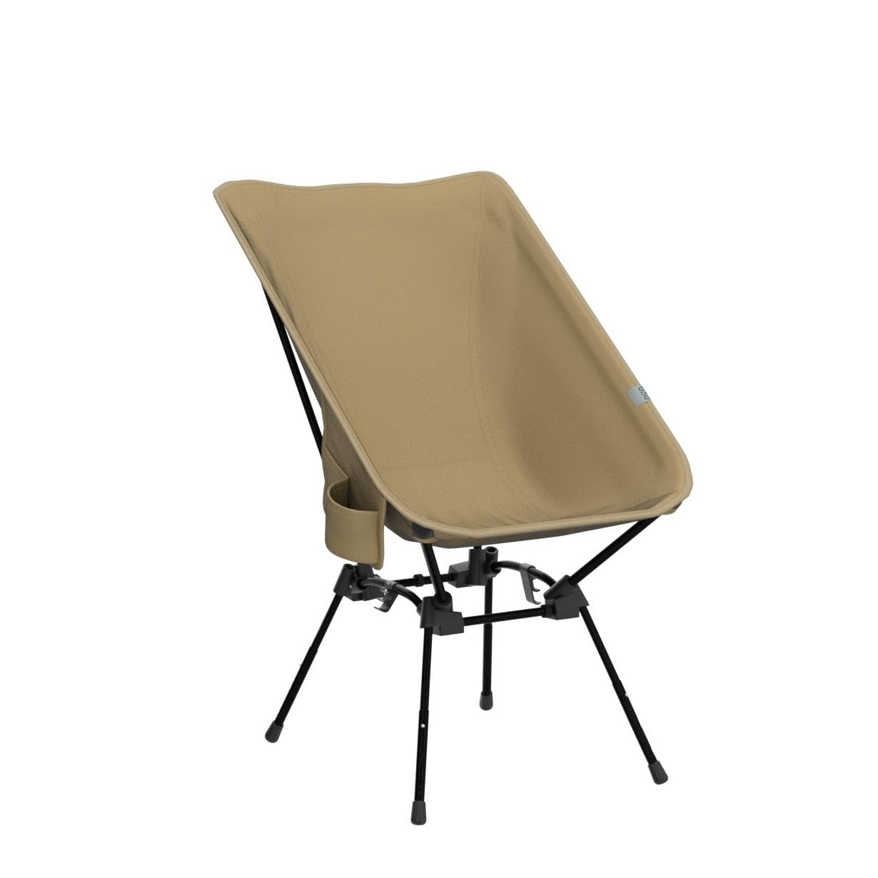 DOD Sugoi Chair - A Portable Camping and Backpacking Chair - Adjustable to The Ideal Height and Seating - Angle for Any Outdoor Activity - Black