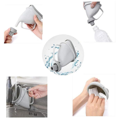 Unisex Female Male Reusable Portable Urinal Device Travel Mobile Toilet Camping Pee Urinal Outdoor Emergency Sitting Standing Urination