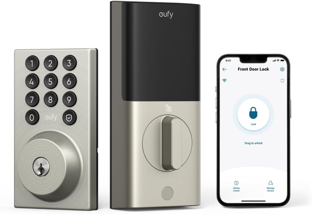 eufy Security Smart Lock C30, Nickel black
