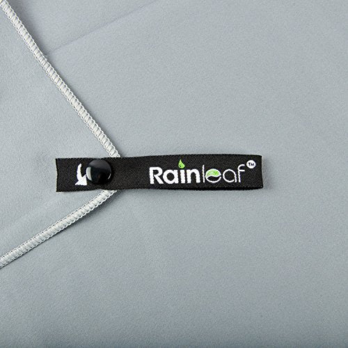 Rainleaf Microfiber Towel Perfect Travel & Gym & Camping Towel. Quick Dry - Super Absorbent - Ultra Compact - Lightweight. Suitable for Trip, Beach, Shower, Backpacking, Pool