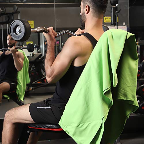 Rainleaf Microfiber Towel Perfect Travel & Gym & Camping Towel. Quick Dry - Super Absorbent - Ultra Compact - Lightweight. Suitable for Trip, Beach, Shower, Backpacking, Pool