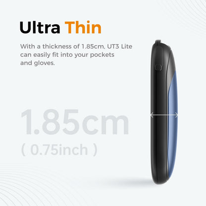 OCOOPA Magnetic Hand Warmers Rechargeable 2 Pack, AI Electric Handwarmers, Fast Heating, 3-Settings, UL Certified, Portable Heater, Gloves Fitting, Travel Essentials, Gifts Women Men, UT3 Lite