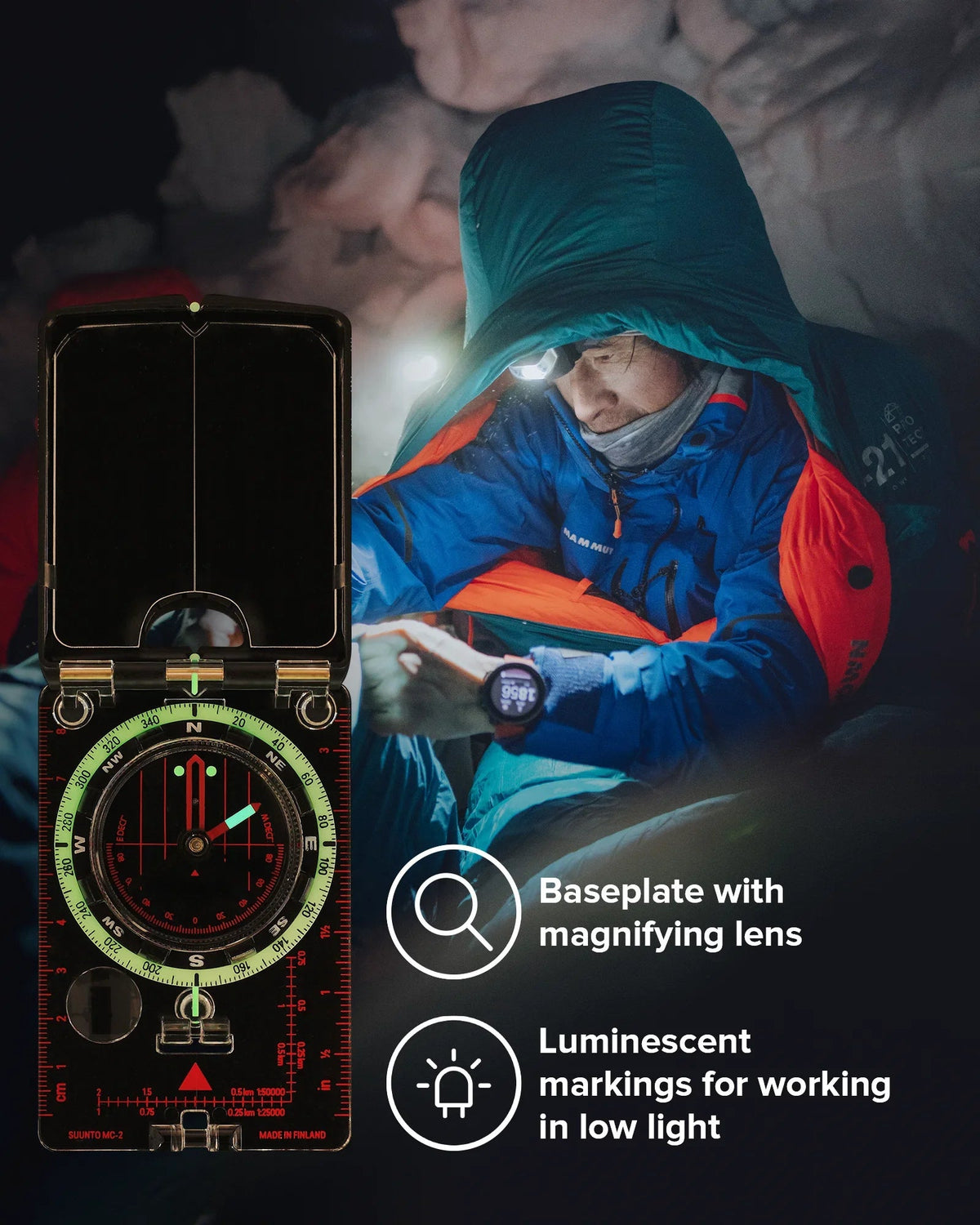 SUUNTO MC-2NH Mirror Compass