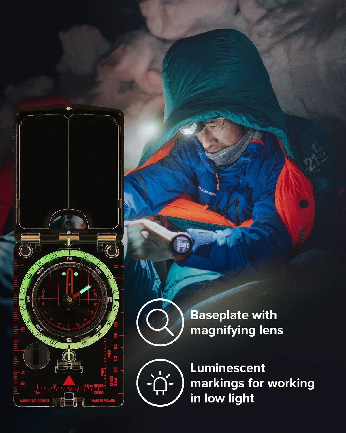 Suunto MC-2 NH USGS Mirror Compass