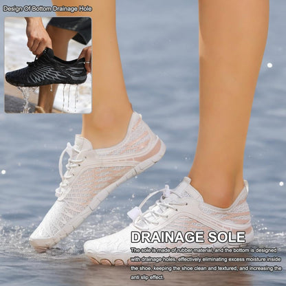 Hike Barefoot Shoes for Womens Men,Quick Dry Water Shoes,Beach Pool Aqua Swim Surf Hiking Walking Shoes,Non-Slip Athletic Footwear Wide Toe Water Shoes