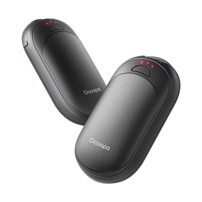 OCOOPA Magnetic Hand Warmers Rechargeable 2 Pack, AI Electric Handwarmers, Fast Heating, 3-Settings, UL Certified, Portable Heater, Gloves Fitting, Travel Essentials, Gifts Women Men, UT3 Lite