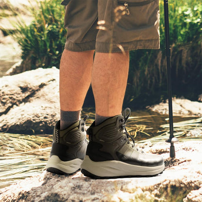 NORTIV 8 Men's Waterproof Hiking Boots Lightweight Non-Slip Outdoor Ankle Trekking Boots Expedition