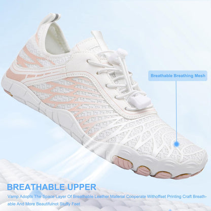 Hike Barefoot Shoes for Womens Men,Quick Dry Water Shoes,Beach Pool Aqua Swim Surf Hiking Walking Shoes,Non-Slip Athletic Footwear Wide Toe Water Shoes