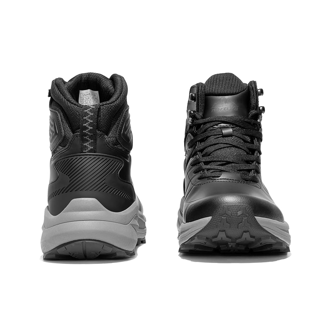 NORTIV 8 Men's Waterproof Hiking Boots Lightweight Non-Slip Outdoor Ankle Trekking Boots Expedition