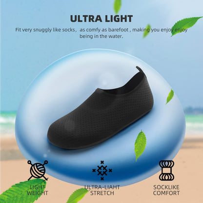 Water Shoes for Women Men Quick-Dry Aqua Socks Swim Beach Barefoot Yoga Exercise Wear Sport Accessories Pool Camping Must Haves Adult Youth Size