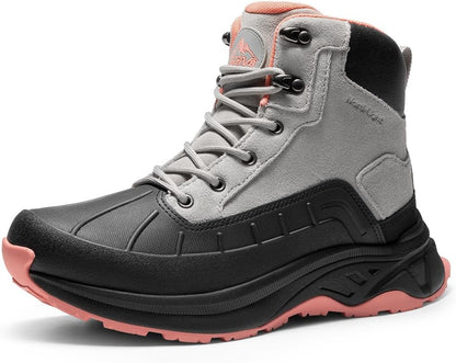NORTIV 8 Women's Waterproof Hiking Boots Outdoor Trekking Camping Trail Hiking Boots