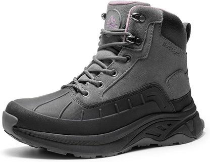 NORTIV 8 Women's Waterproof Hiking Boots Outdoor Trekking Camping Trail Hiking Boots