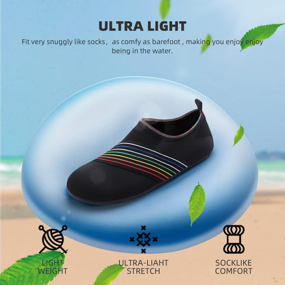 Water Shoes for Women Men Quick-Dry Aqua Socks Swim Beach Barefoot Yoga Exercise Wear Sport Accessories Pool Camping Must Haves Adult Youth Size