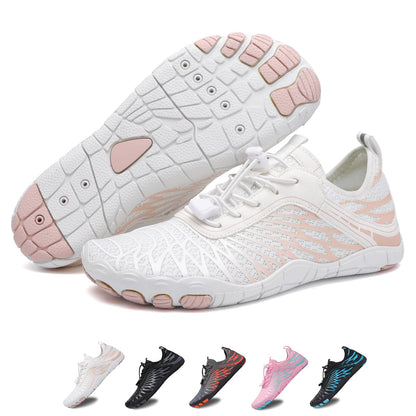 Hike Barefoot Shoes for Womens Men,Quick Dry Water Shoes,Beach Pool Aqua Swim Surf Hiking Walking Shoes,Non-Slip Athletic Footwear Wide Toe Water Shoes