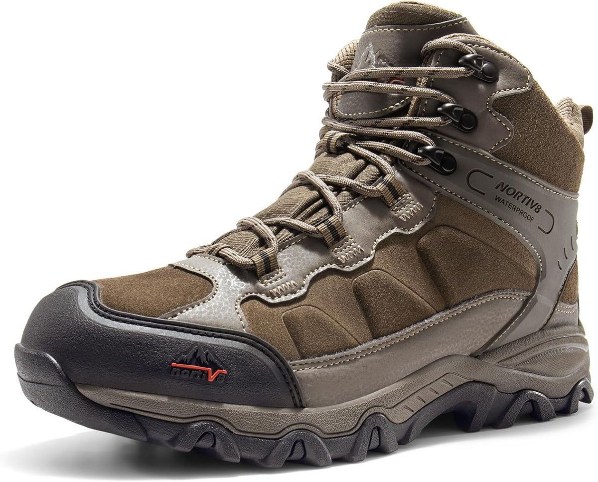 NORTIV 8 Men's Waterproof Lightweight Hiking Boots