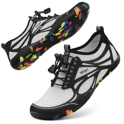 ATHMILE Water Shoes for Men Women River Shoes Adult Swim Beach Lake Pool Aqua Socks Barefoot Quick Dry for Hiking Surfing Kayaking Size