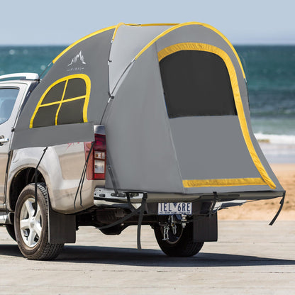 Pickup Truck Tent, Waterproof PU2000mm Double Layer for 6.5 FT Truck Bed, Portable Truck Bed Tent for Camping, Blue