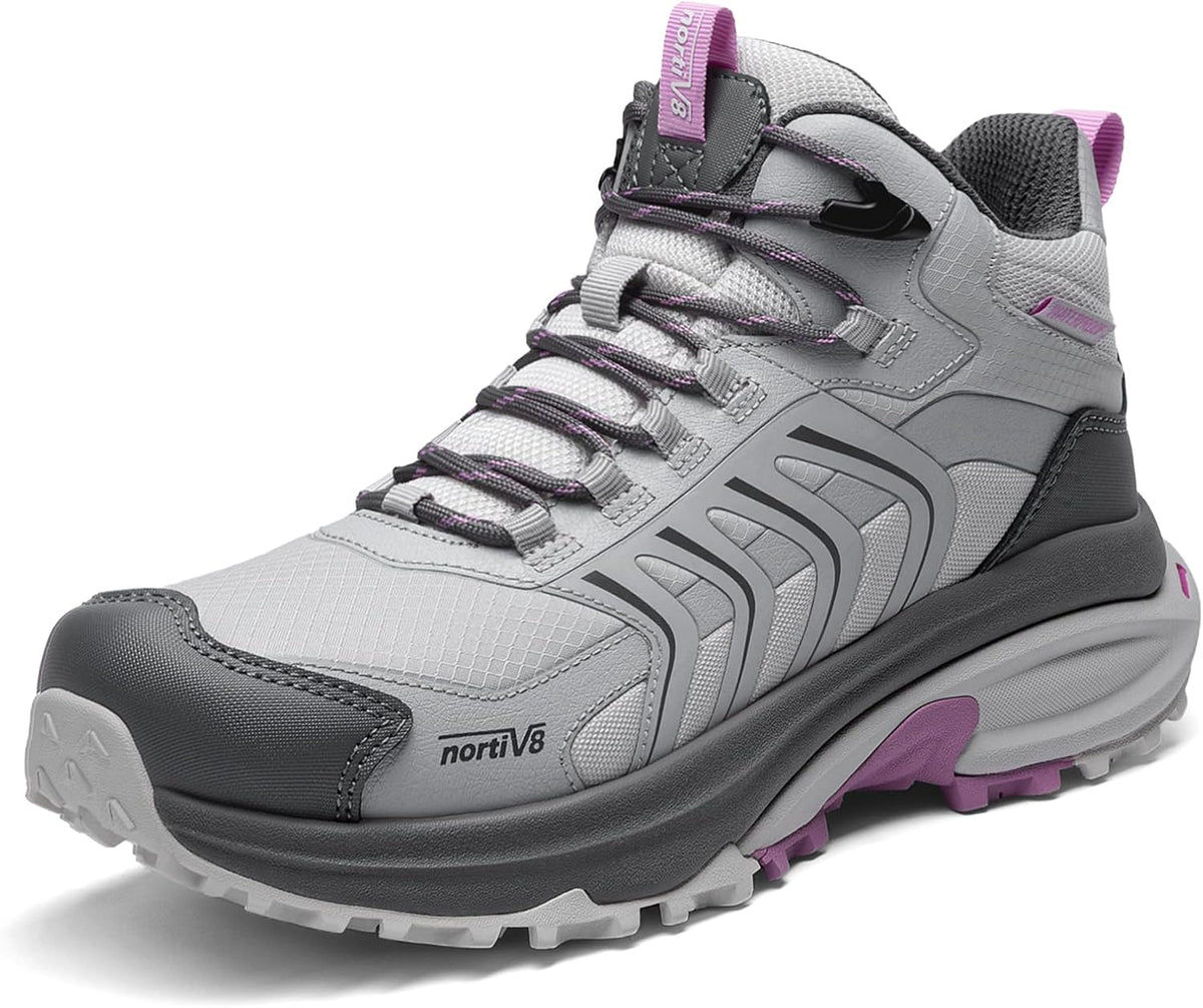 NORTIV 8 Waterproof Women's Hiking Boots Armadillo FieldLite