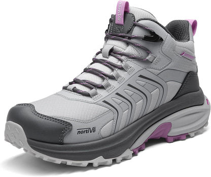 NORTIV 8 Waterproof Women's Hiking Boots Armadillo FieldLite