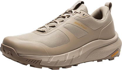 NORTIV 8 Men's Waterproof Hiking Shoes | Lightweight Trekking Walking Fashion Sneakers with Arch Support for Camping Tennis Outdoor Training StreamRunner