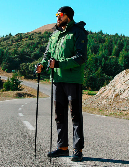 TBMPOY Men's Snow Ski Hiking Pants Waterproof Winter Fleece Lined Pants Camping Skiing Ice Fishing Pants with Belt