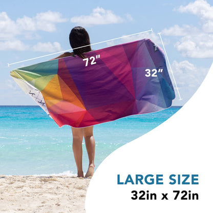 Youphoria Microfiber Travel Towel Fast Drying Lightweight - Quick Dry Towel for Camping, Beach, Backpacking, Hiking & Sport