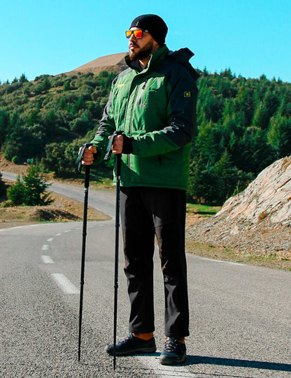 TBMPOY Men's Snow Ski Hiking Pants Waterproof Winter Fleece Lined Pants Camping Skiing Ice Fishing Pants with Belt