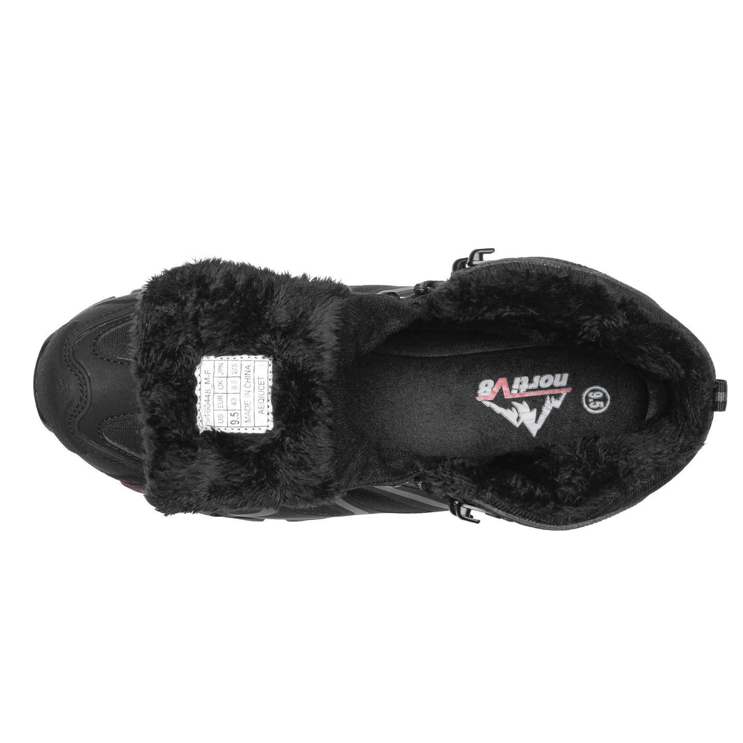 NORTIV 8 Men's Ankle High Waterproof Hiking Boots Outdoor Lightweight Shoes Trekking Trails Armadillo