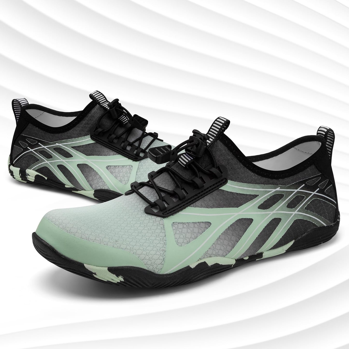 ATHMILE Water Shoes for Men Women River Shoes Adult Swim Beach Lake Pool Aqua Socks Barefoot Quick Dry for Hiking Surfing Kayaking Size