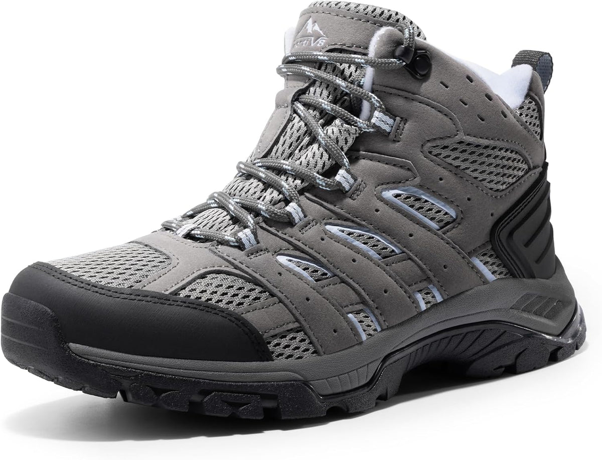 NORTIV 8 Women's Lightweight Ankle Hiking Boots Backpacking | Waterproof Hiking Walking Trekking Work Camping Comfortable Slip-Resistant Outdoor Boots