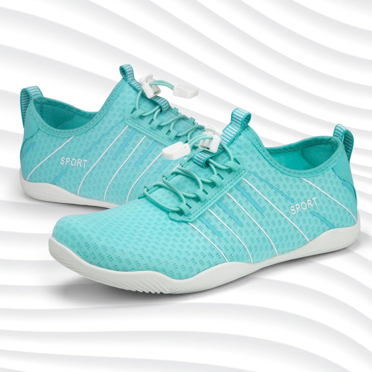 ATHMILE Water Shoes for Men Women River Shoes Adult Swim Beach Lake Pool Aqua Socks Barefoot Quick Dry for Hiking Surfing Kayaking Size