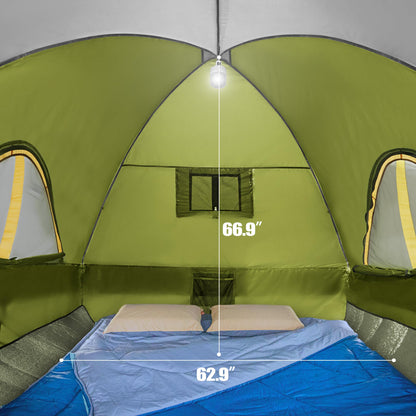 Pickup Truck Tent, Waterproof PU2000mm Double Layer for 6.5 FT Truck Bed, Portable Truck Bed Tent for Camping, Blue