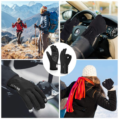 -10℉ Waterproof Winter Gloves for Men & Women, Breathable Thermal Gloves, 5-Layer Touch Screen Cold Weather Gloves