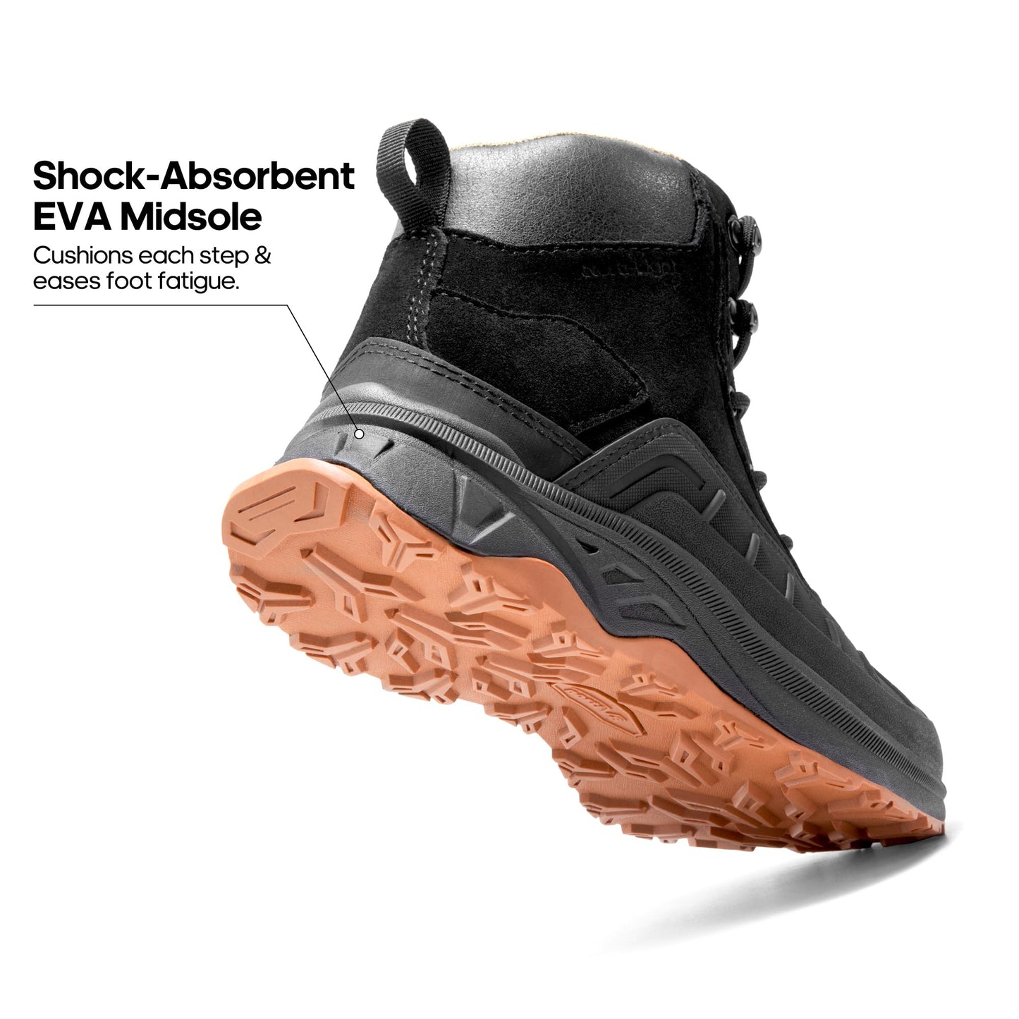 NORTIV 8 Women's Waterproof Hiking Boots Outdoor Trekking Camping Trail Hiking Boots