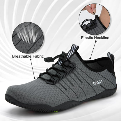 ATHMILE Water Shoes for Men Women River Shoes Adult Swim Beach Lake Pool Aqua Socks Barefoot Quick Dry for Hiking Surfing Kayaking Size