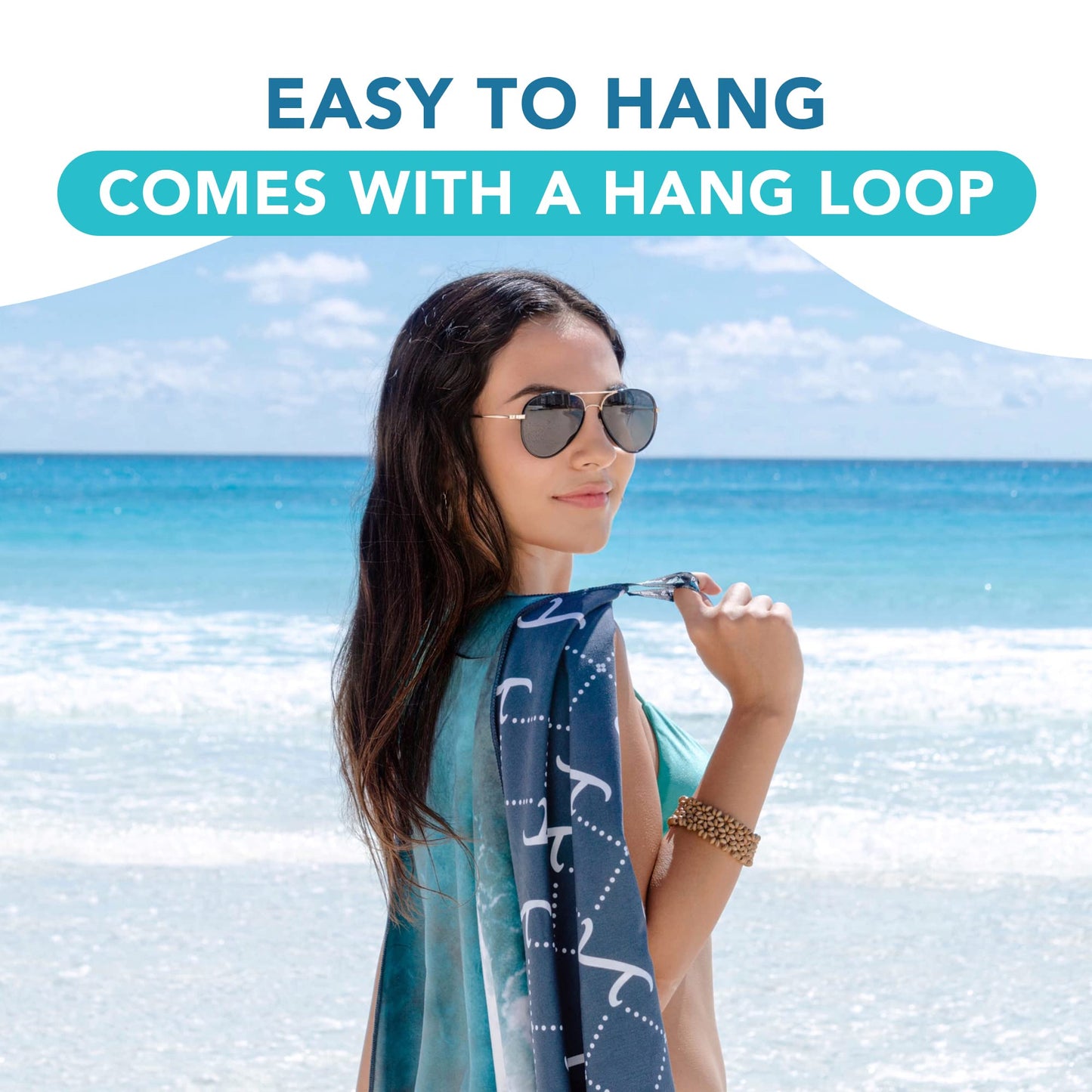 Youphoria Microfiber Travel Towel Fast Drying Lightweight - Quick Dry Towel for Camping, Beach, Backpacking, Hiking & Sport