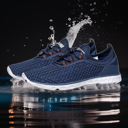 DOUSSPRT Men's Water Shoes Quick Drying Sports Aqua Shoes