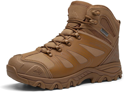 NORTIV 8 Men's Ankle High Waterproof Hiking Boots | Outdoor Lightweight Hiking Boots for Camping, Trekking and Mountaineering Armadillo