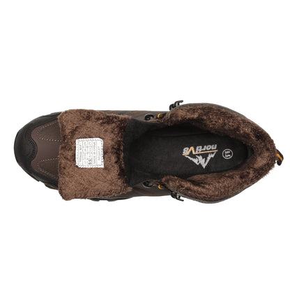 NORTIV 8 Men's Ankle High Waterproof Hiking Boots Outdoor Lightweight Shoes Trekking Trails Armadillo