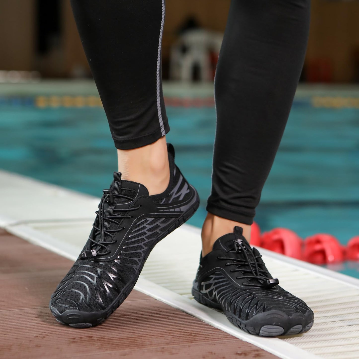 Hike Barefoot Shoes for Womens Men,Quick Dry Water Shoes,Beach Pool Aqua Swim Surf Hiking Walking Shoes,Non-Slip Athletic Footwear Wide Toe Water Shoes