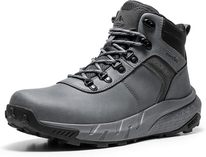 NORTIV 8 Men's Waterproof Leather Hiking Boots